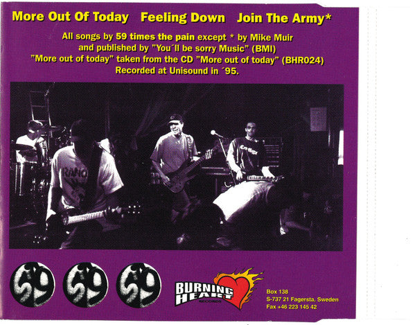 59 Times The Pain -Even More Out Of Today
