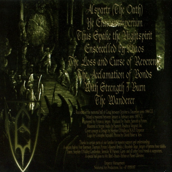 Emperor (2) -Anthems To The Welkin At Dusk
