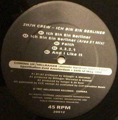 2H2H Crew - Ich Bin Ein Berliner