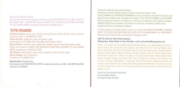 Zita Swoon -I Paint Pictures On A Wedding Dress