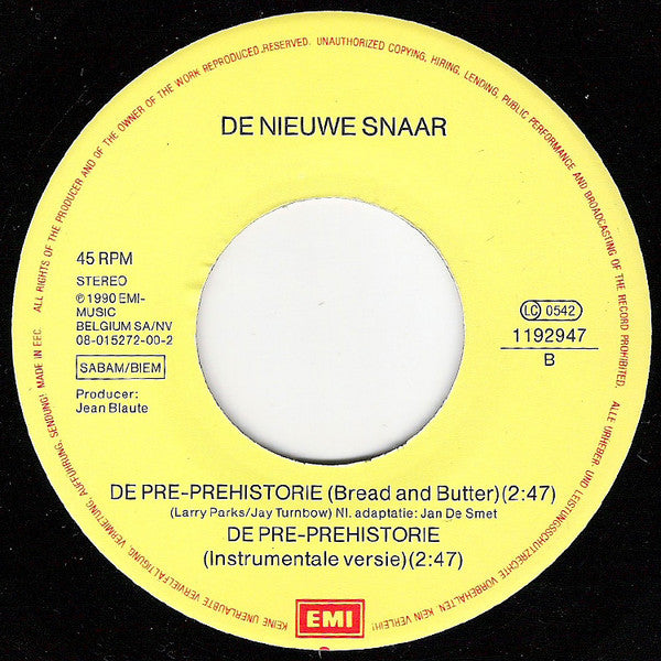 De Nieuwe Snaar -De Prehistorie