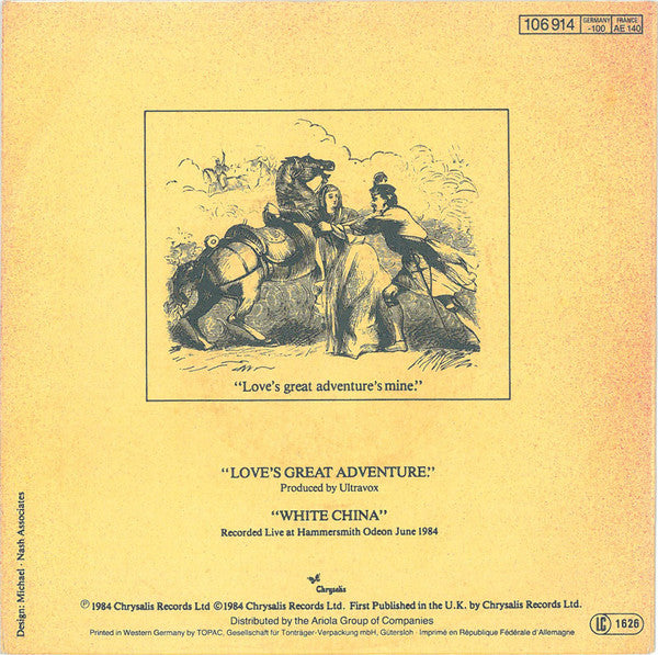 Ultravox -Love's Great Adventure