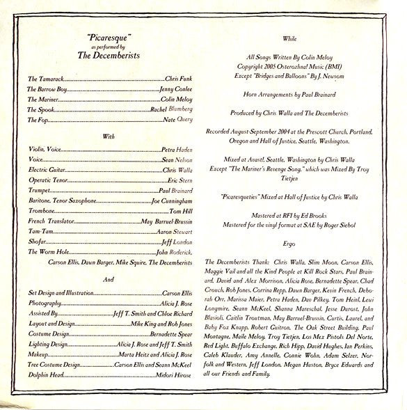 The Decemberists -Picaresque