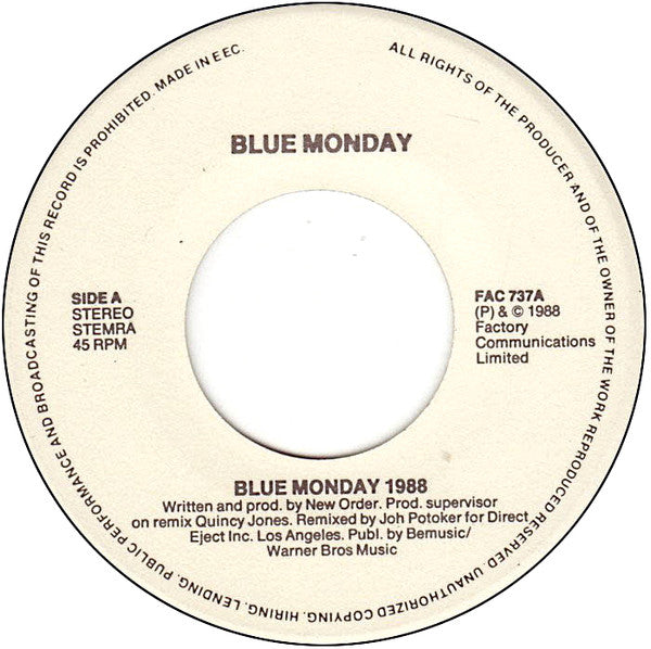 NewOrder* -Blue Monday 1988