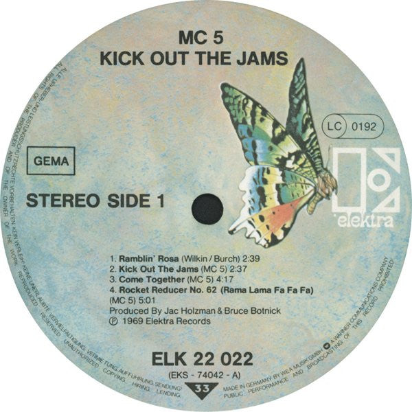 MC5 -Kick Out The Jams
