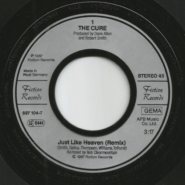 The Cure -Just Like Heaven