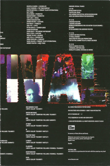 The Cure -Festival 2005