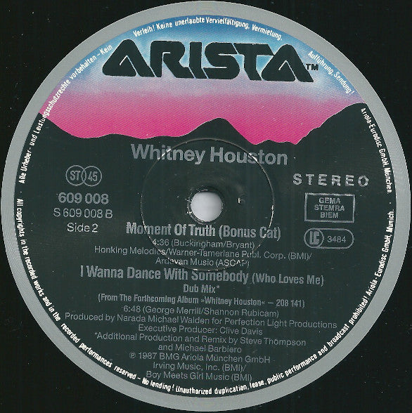 Whitney Houston -I Wanna Dance With Somebody (Who Loves Me)