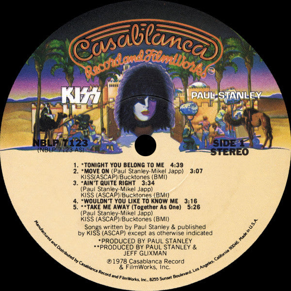 Kiss, Paul Stanley -Paul Stanley