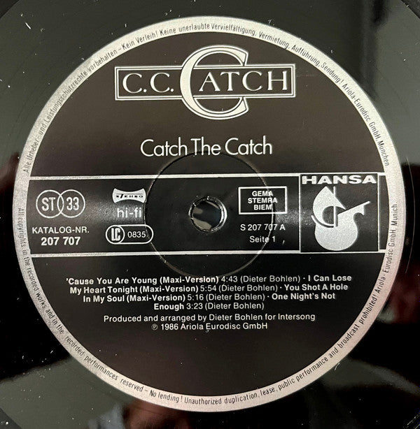 C.C. Catch -Catch The Catch
