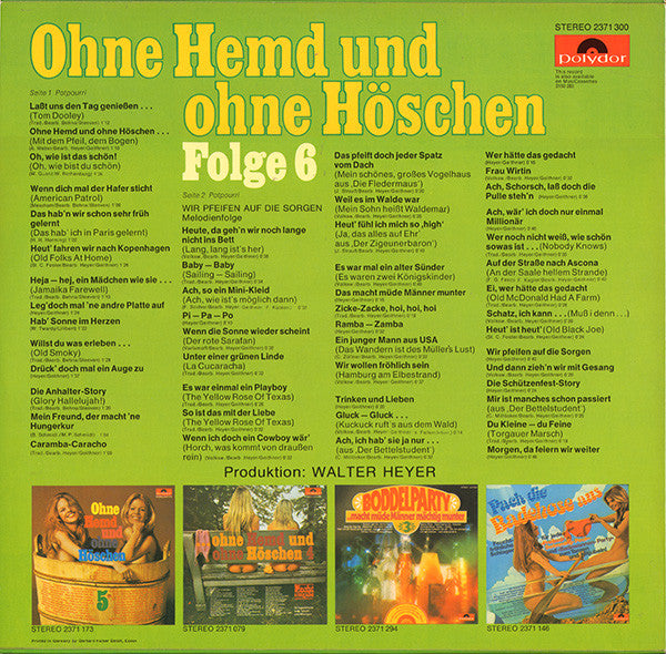 Walter Heyer -Ohne Hemd Und Ohne Höschen Folge 6