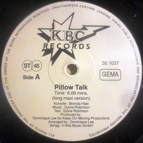 Brenda Hale - Pillow Talk