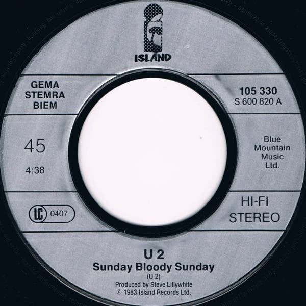U2 -Sunday Bloody Sunday