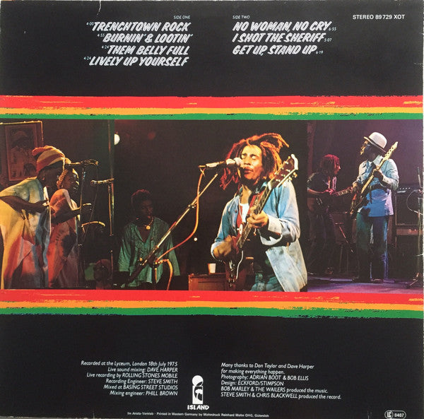 Bob Marley &amp; The Wailers - Live!