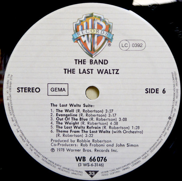 The Band -The Last Waltz