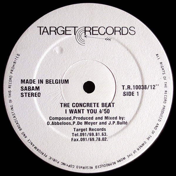 The Concrete Beat - I Want You !