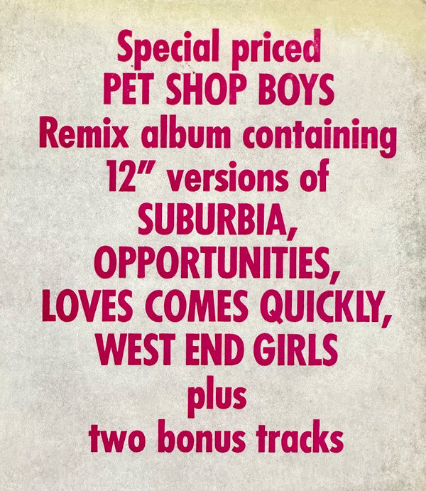 Pet Shop Boys -Disco