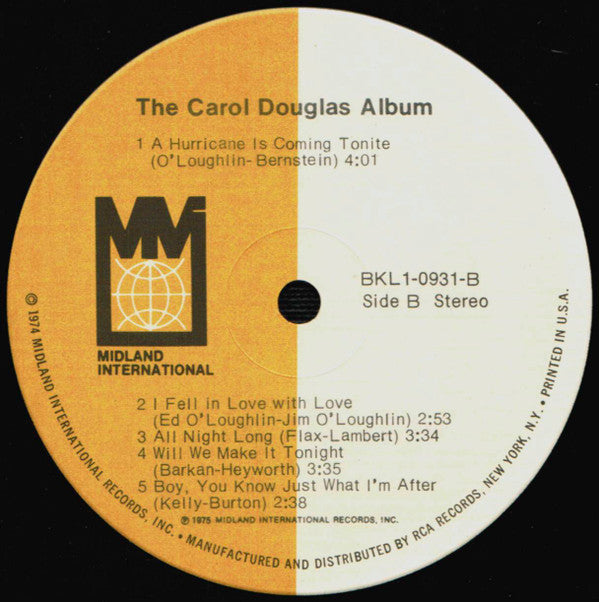 Carol Douglas -The Carol Douglas Album