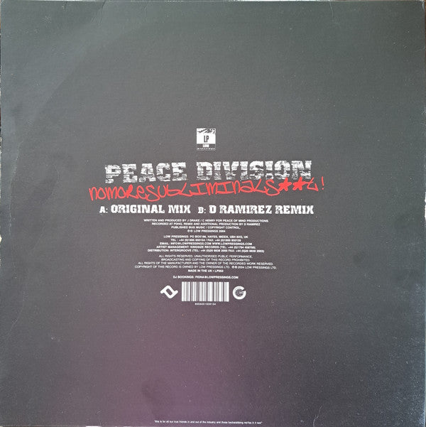Peace Division -No More Subliminal Shit