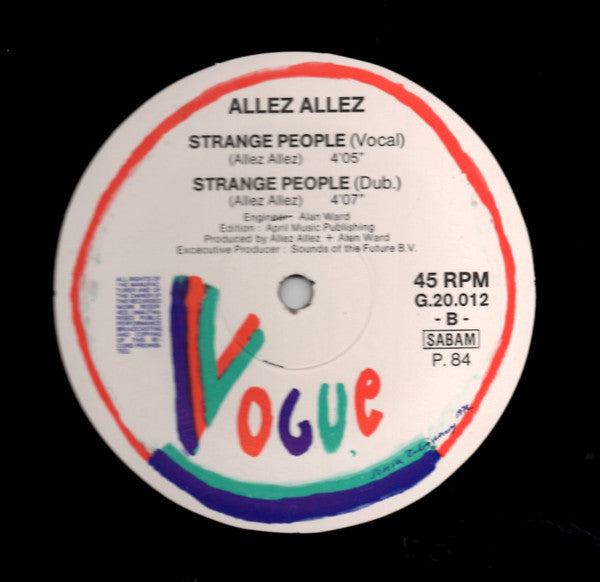 Allez Allez -Don't Bother Me / Strange People