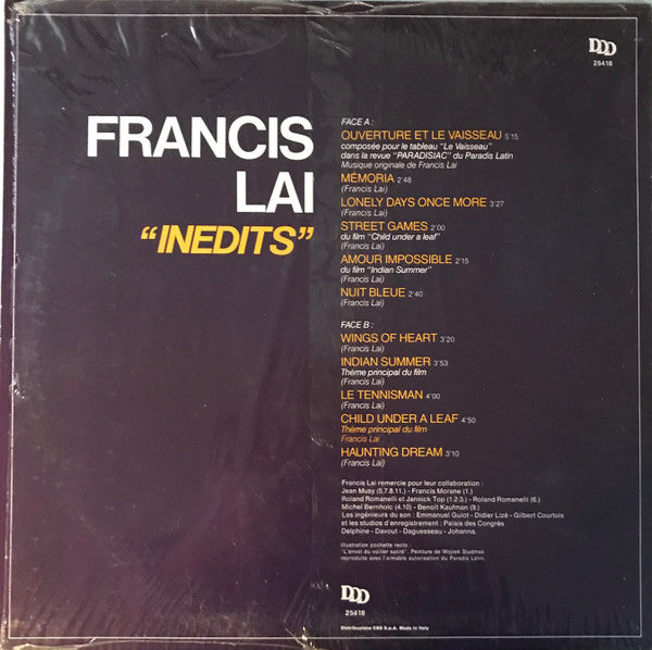 Francis Lai -Inedits
