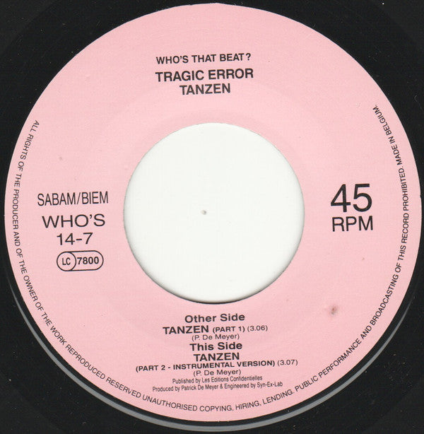 Tragic Error -Tanzen