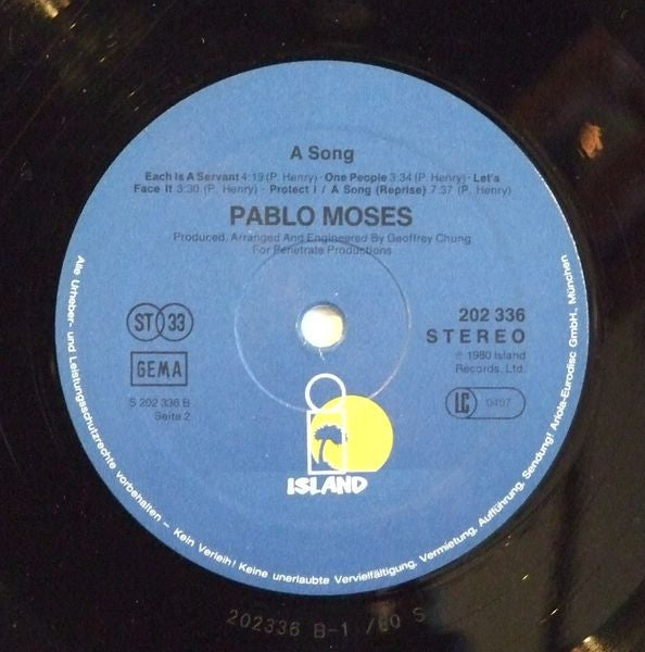 Pablo Moses - A Song