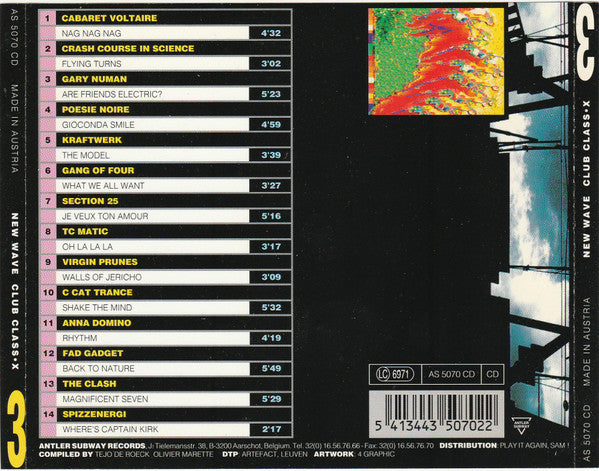 Various -New Wave Club Class•X 3