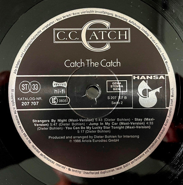 C.C. Catch -Catch The Catch