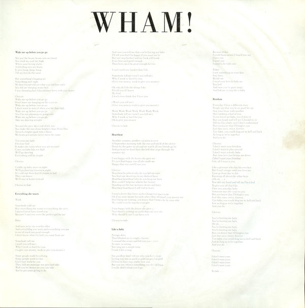 Wham! -Make It Big