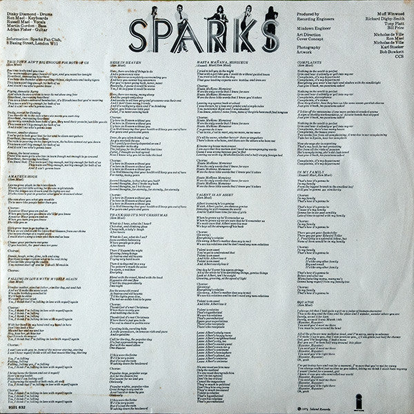Sparks -Kimono My House