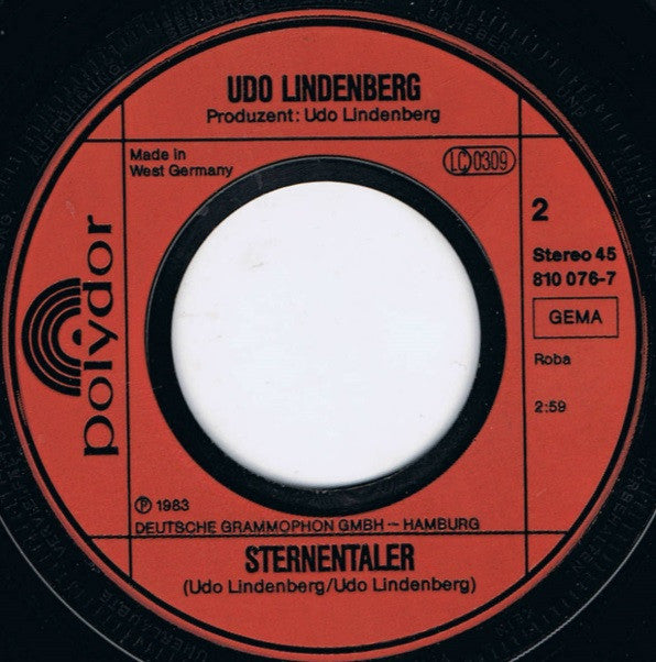 Udo Lindenberg -Sonderzug Nach Pankow