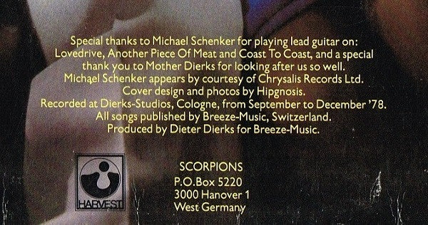 Scorpions -Lovedrive