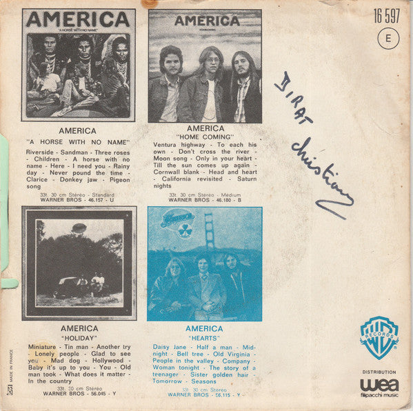 America (2) -Woman Tonight / Daisy Jane