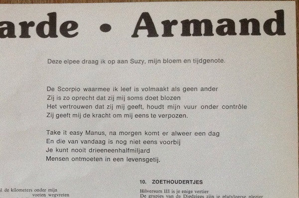 Armand -Terug Naar De Aarde