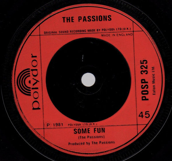The Passions - The Swimmer