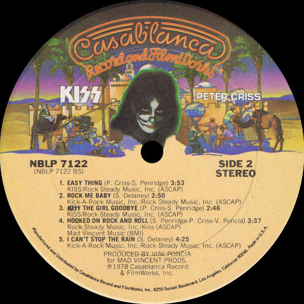 Kiss, Peter Criss -Peter Criss
