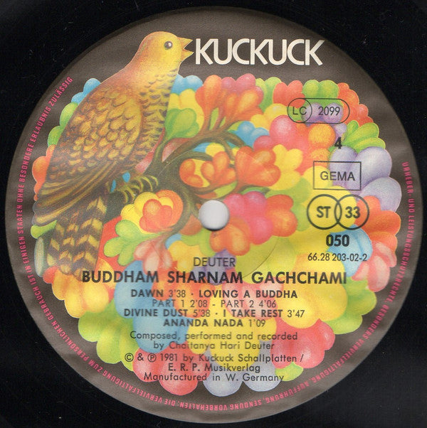 Deuter -Silence Is The Answer / Buddham Sharnam Gachchami