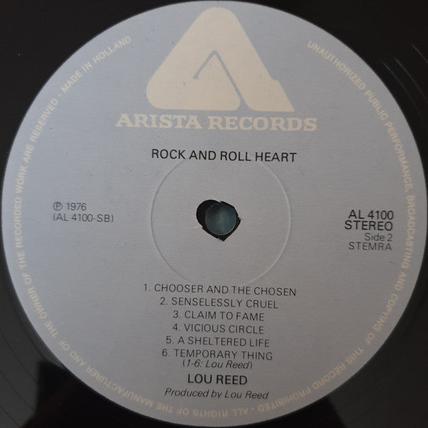 Lou Reed -Rock And Roll Heart