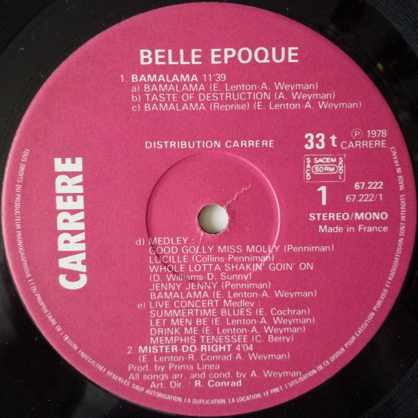 Belle Epoque -Bamalama