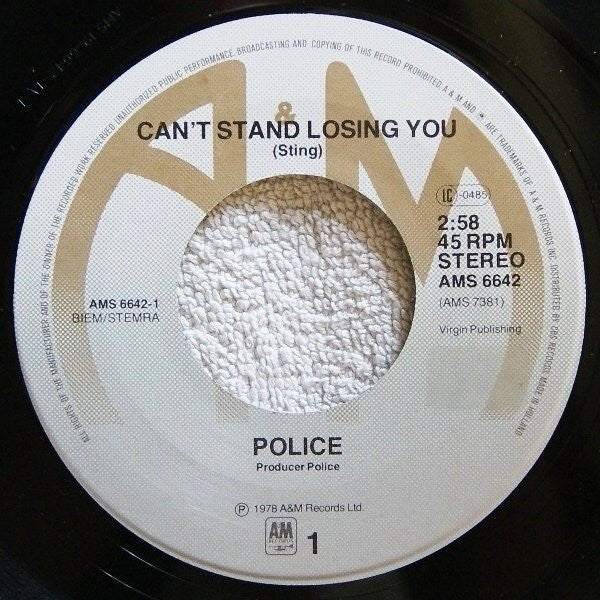 The Police -Can't Stand Losing You