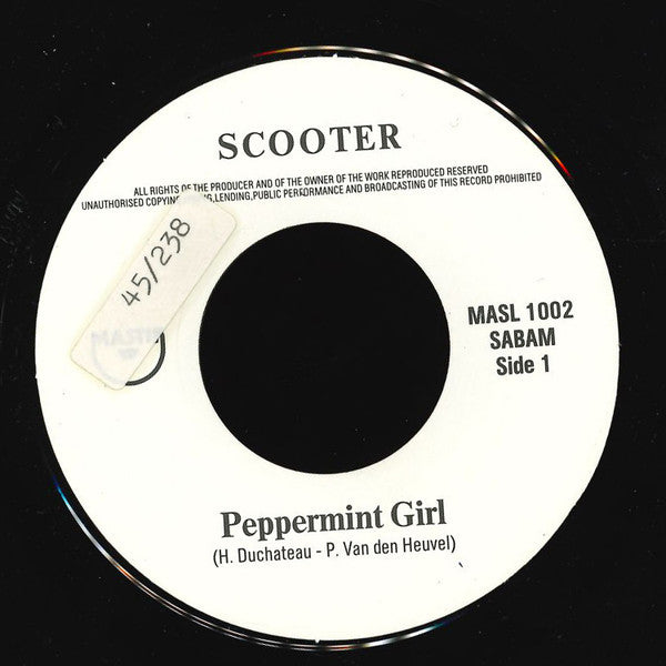 Scooter (2) -Peppermint Girl / Monkey Jazz