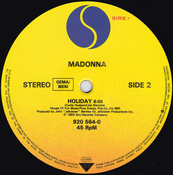 Madonna -True Blue