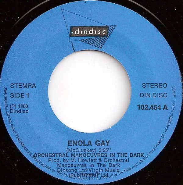 Orchestral Manoeuvres In The Dark -Enola Gay