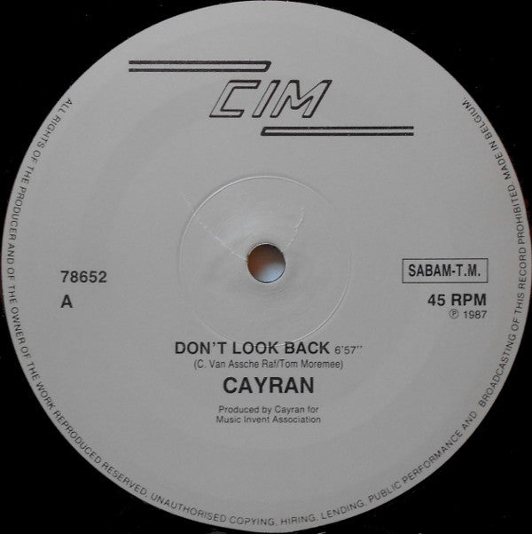 Cayran -Don't Look Back