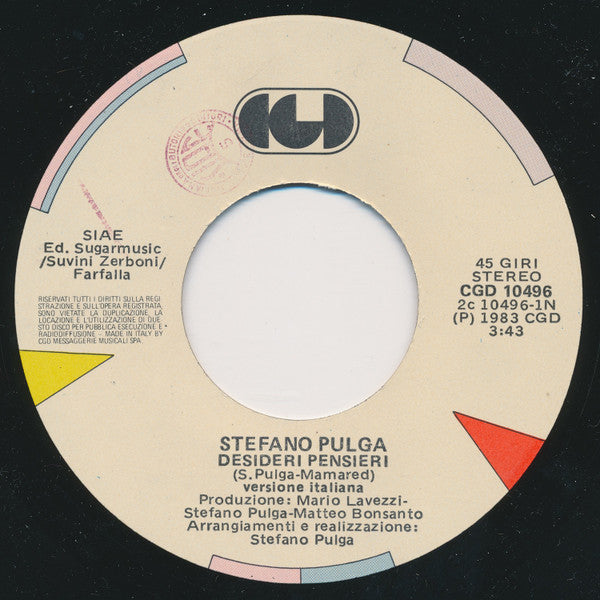 Stefano Pulga -Desideri Pensieri