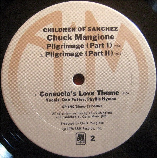 Chuck Mangione -Children Of Sanchez