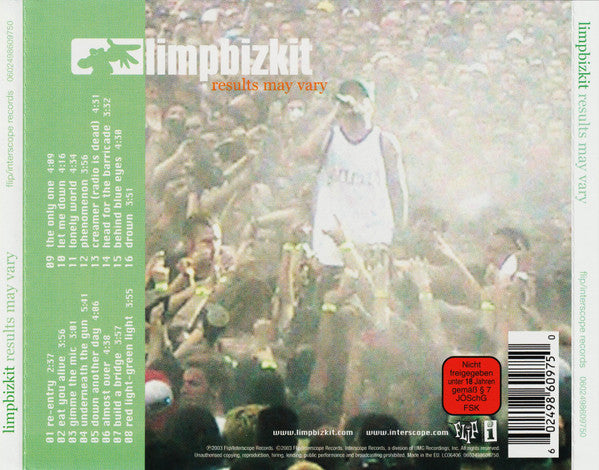 Limp Bizkit -Results May Vary
