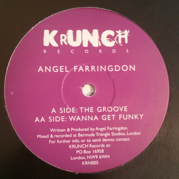 Angel Farringdon -The Groove / Wanna Get Funky
