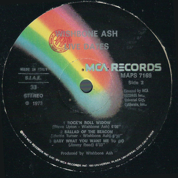 Wishbone Ash -Live Dates